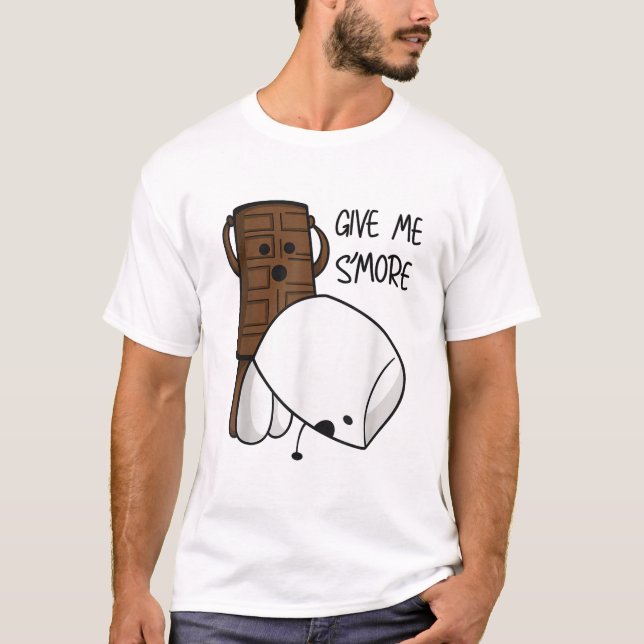 Camiseta Give Me S’more Chocolate Funny (Frente)