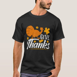 Camiseta Give Thanks Family Kids Matching Thanksgiving Gift
