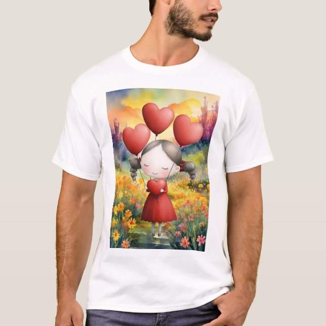 CAMISETA GIVING ALL THE LOVE IN HER HEART (Frente)