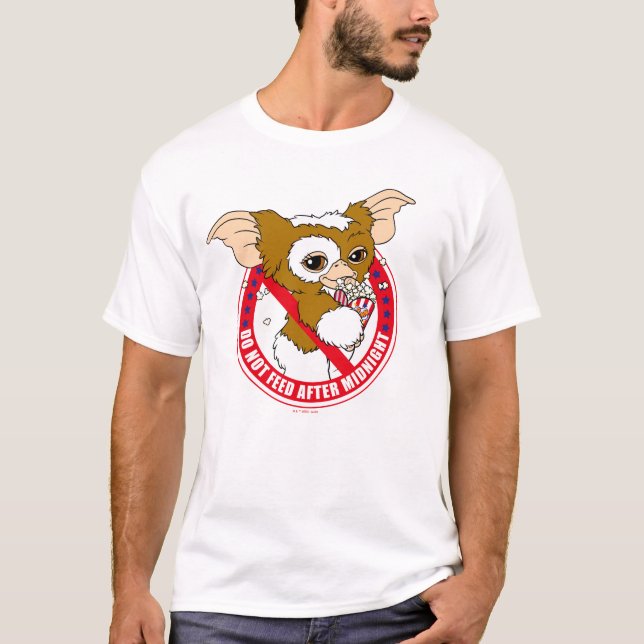Camiseta Gizmo | Não Alimente Após A Meia-Noite (Frente)