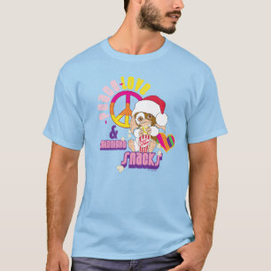Camiseta Gizmo   Peace Love & Midnight Snacks