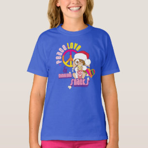 Camiseta Gizmo   Peace Love & Midnight Snacks