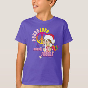 Camiseta Gizmo Peace Love & Midnight Snacks