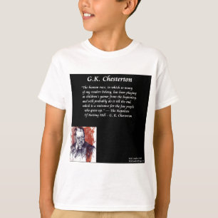 Camiseta GK Chesterton & Linha do Livro de Abertura