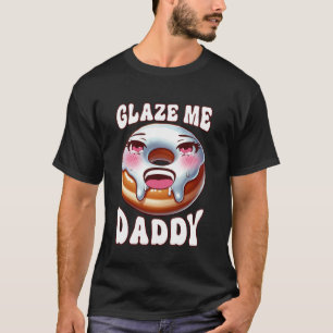 Camiseta Glacê Inapropriado Papai Donut Sujo Brincadeira de