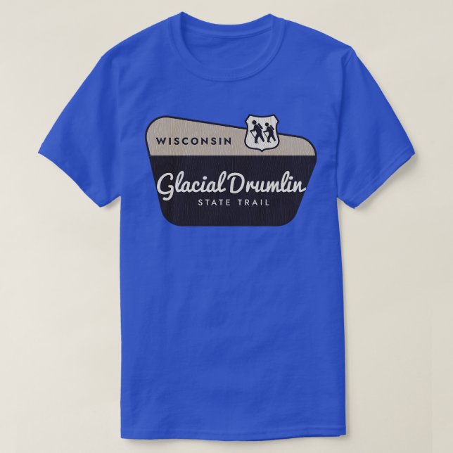 Camiseta Glacial Drumlin State Trail - Sinal de Boas-vindas (Frente do Design)