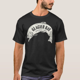 Camiseta Glaciar Bay National Park Fish Tan