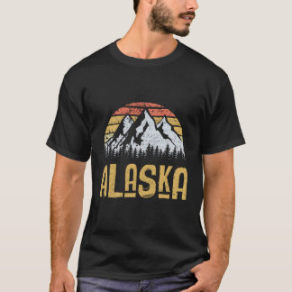 Camiseta Glaciar das Montanhas dos Estados Unidos do Alaska