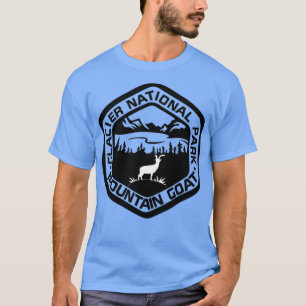 Camiseta Glaciar National Park Mountain Goat
