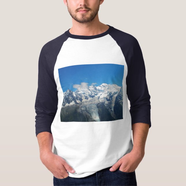 Camiseta Glaciares no Monte Branco (Frente)