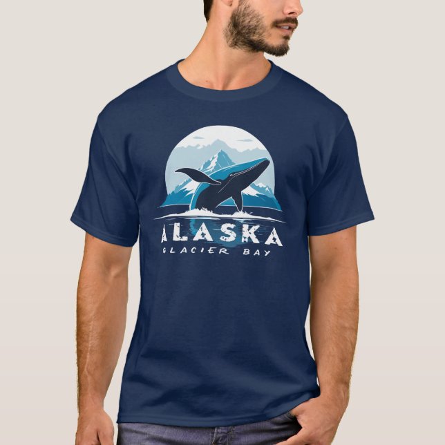 Camiseta Glacier Bay Whale - Alasca (Frente)