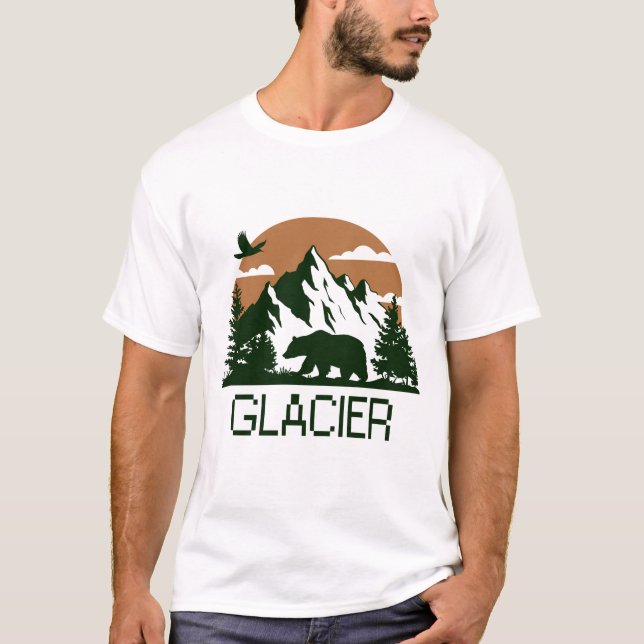 Camiseta Glacier - Montana (Frente)