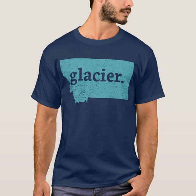 Camiseta Glacier Montana Glacier National Park Glacier (Frente)