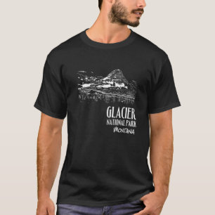 Camiseta Glacier National Park Hidden Lake Overlook Montana