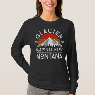 Camiseta Glacier National Park Montana Hike ao ar livre Vin