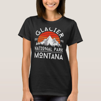 Camiseta Glacier National Park Montana Hike ao ar livre Vin