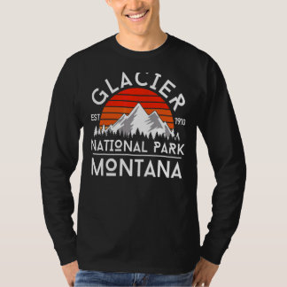 Camiseta Glacier National Park Montana Hike ao ar livre Vin