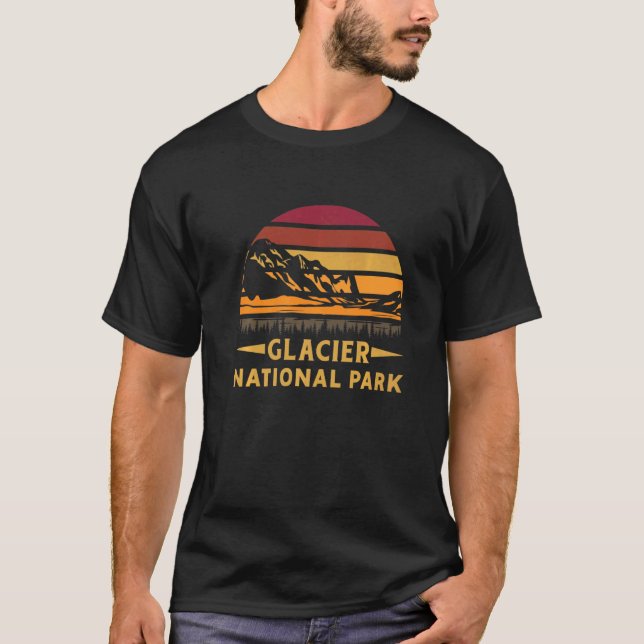 Camiseta Glacier National Park National Park Hiking Vacatio (Frente)