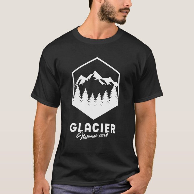 Camiseta Glacier National Park National Park Hiking Vacatio (Frente)