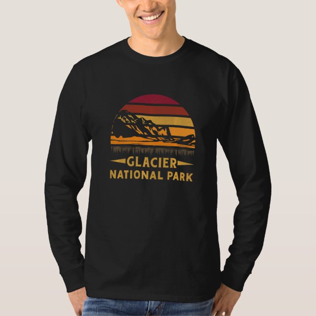 Camiseta Glacier National Park National Park Hiking Vacatio (Frente)
