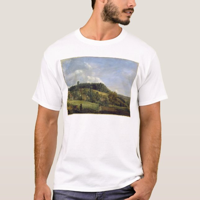 Camiseta Glade perto de uma vila, 1833 da floresta (Frente)