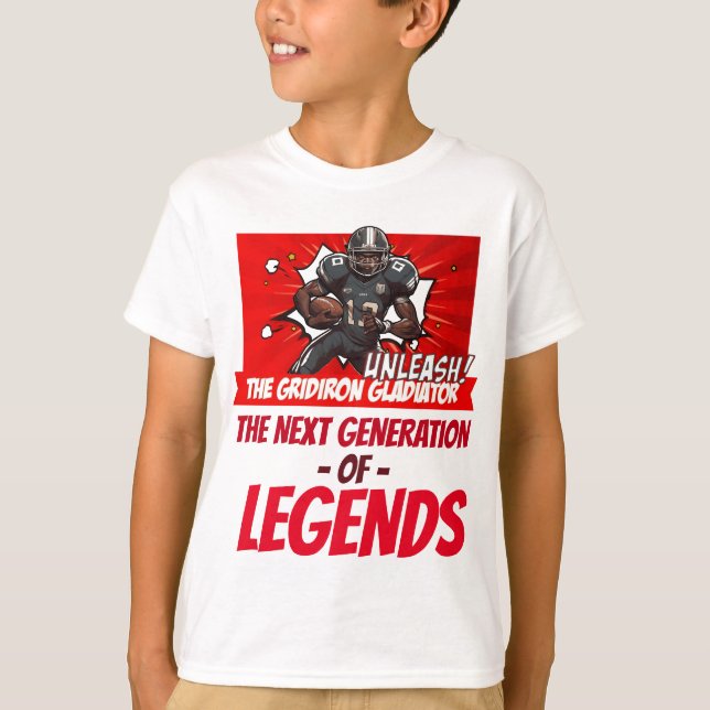 Camiseta Gladiador de Gridiron 34 da [Team Name] personaliz (Frente)