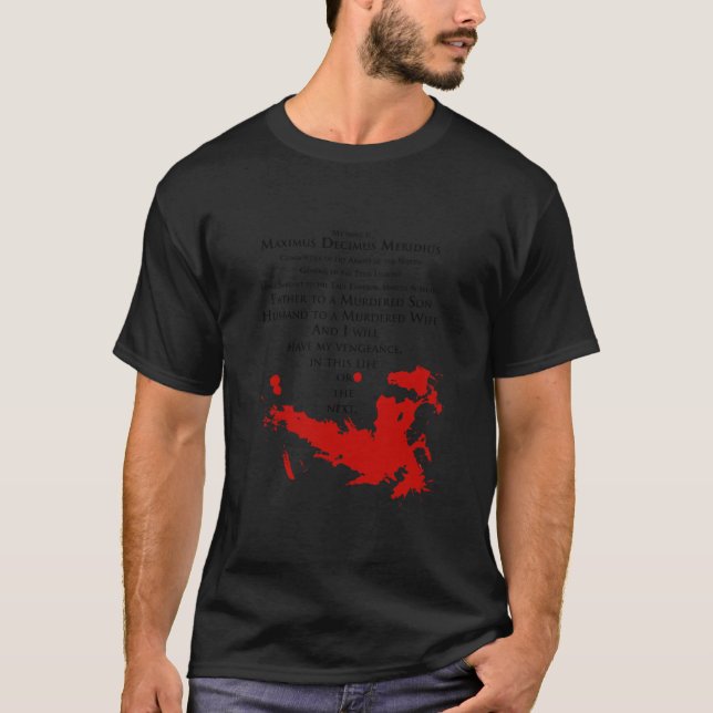 Camiseta Gladiador - Meu nome é Maximus Decimus Meridius... (Frente)