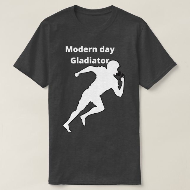 Camiseta Gladiador moderno (3) (Frente do Design)