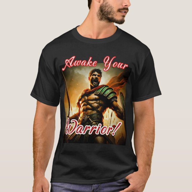 Camiseta Gladiador Romano T-Shirt (Frente)