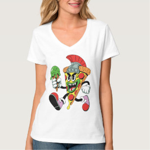 Camiseta Gladiator Pizza Slice Brainrot Italiano
