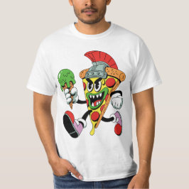 Camiseta Gladiator Pizza Slice do Brainrot Italiano