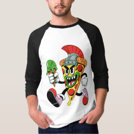 Camiseta Gladiator Pizza Slice do Brainrot Italiano