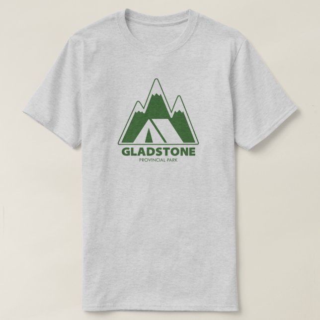 Camiseta Gladstone Provincial Park Mountains Camping (Frente do Design)