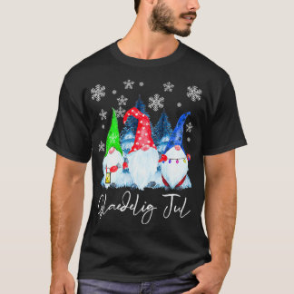 Camiseta Glaedeling Jul Nordic Gnomos Tomte Nisse Danish Ch