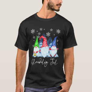 Camiseta Glaedeling Jul Nordic Gnomos Tomte Nisse Dinamarqu