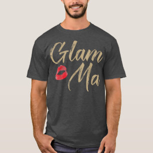 Camiseta Glam Ma Gift for Glamorous Grandma, Grandmothers