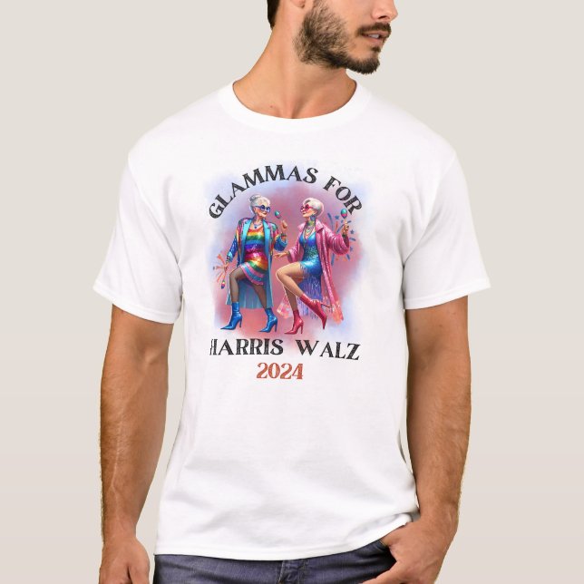 CAMISETA GLAMAS ORDENADAS PARA HARRIS WALZ (Frente)
