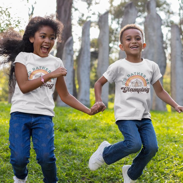 Camiseta Glaming - Cuta Colorida do Arco-Íris (Criador carregado)