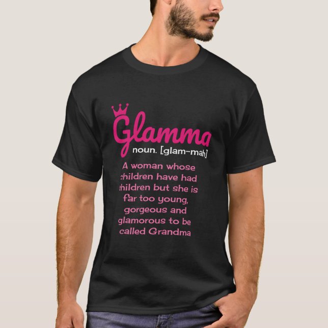 Camiseta Glamma Definition Grandma (Frente)