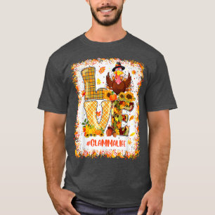 Camiseta Glamma Life Turquia Cai no Obrigado do outono