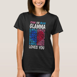 Camiseta Glamma Rosa Ou Azul Te Ama Sexo Reveal Baby S