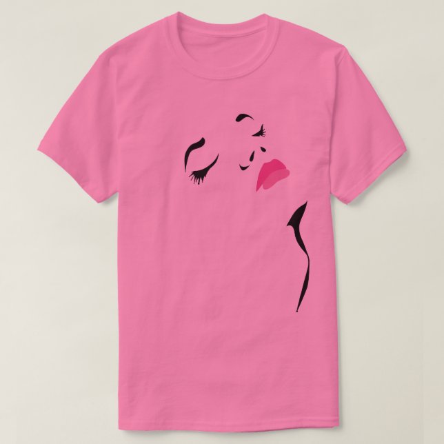 Camiseta Glamor Face T-Shirt (Frente do Design)