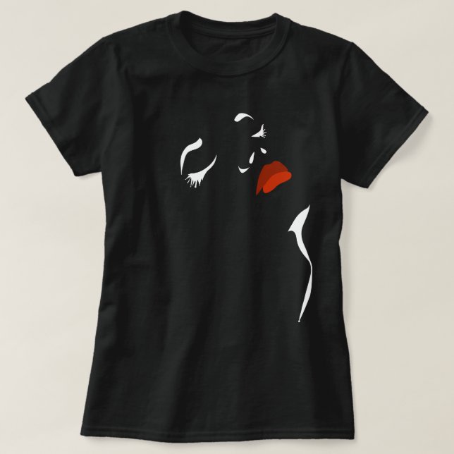 Camiseta Glamor Face T-Shirt (Frente do Design)