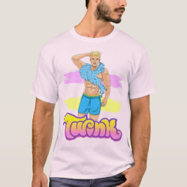 Camiseta Glamorus Twink com Feather Boa
