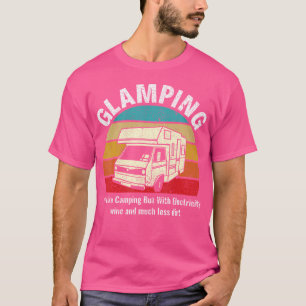 Camiseta Glamper de Campanha de Definição Engraçado