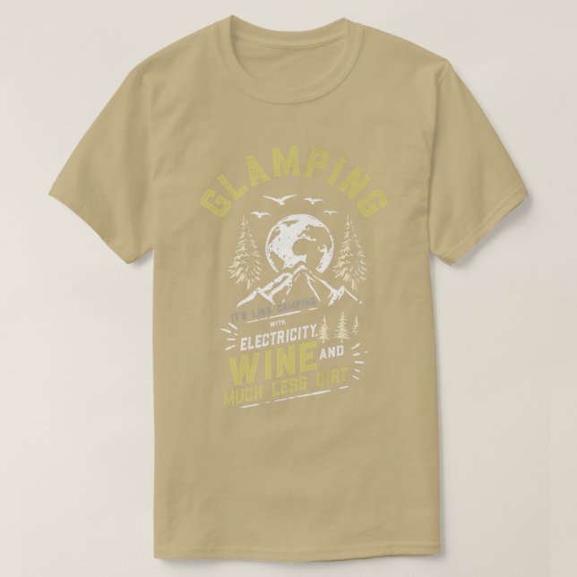 Camiseta Glamper De Definição De Luz É Como Estilhaço De Ac (Frente do Design)