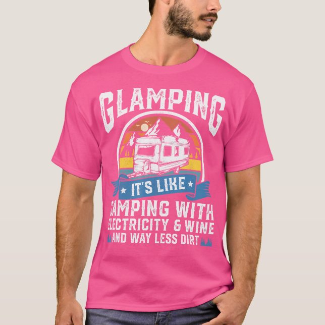Camiseta Glamper Definitivo Mulheres Vinho Campanho Engraça (Frente)