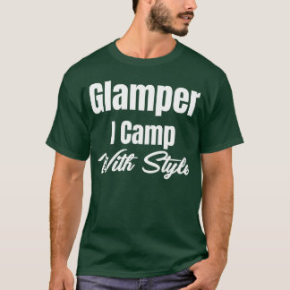 Camiseta Glamper I Camp With Style Hiker Adventure Smores b