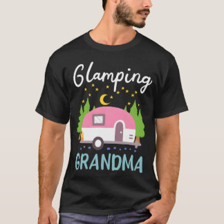 Camiseta Glamping Grandma Glamper Rv Camping girl