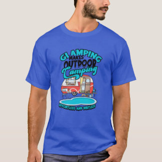 Camiseta Glamping torna nosso camping sem esforço e present
